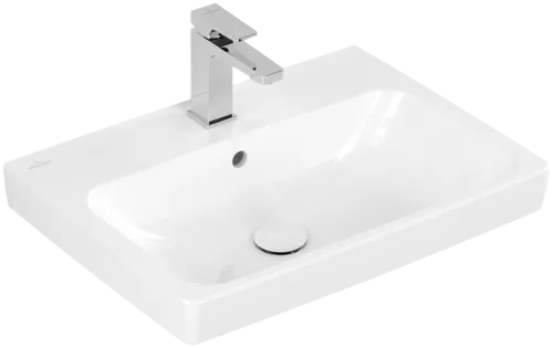 Picture of VILLEROY BOCH Architectura Washbasin, 600 x 445 x 165 mm, White Alpin, with overflow, ground #4A876G01