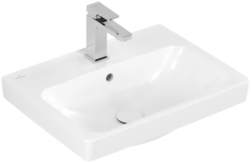 VILLEROY BOCH Architectura Washbasin, 550 x 420 x 165 mm, White Alpin, with overflow #4A875501 resmi