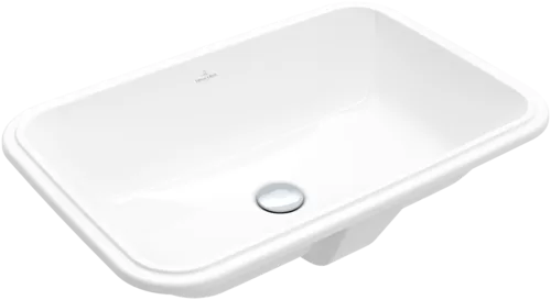 Obrázek VILLEROY BOCH Architectura Undercounter washbasin, 570 x 370 x 175 mm, White Alpin CeramicPlus, without overflow #5A7761R1