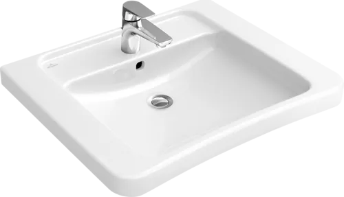 VILLEROY BOCH ViCare Washbasin ViCare, 650 x 550 x 190 mm, White Alpin, without overflow #51786801 resmi