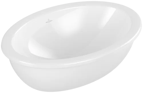 Picture of VILLEROY BOCH Loop & Friends Built-in washbasin, 660 x 470 x 220 mm, White Alpin, without overflow, unground #4A630101