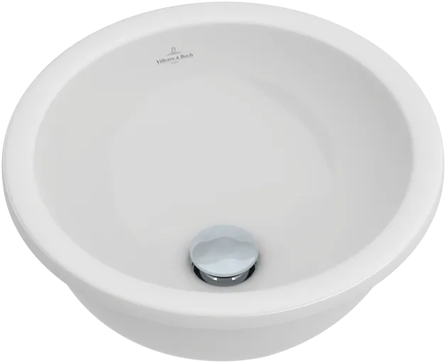 Picture of VILLEROY BOCH Loop & Friends Undercounter washbasin, 330 x 330 x 190 mm, White Alpin, without overflow #61813301