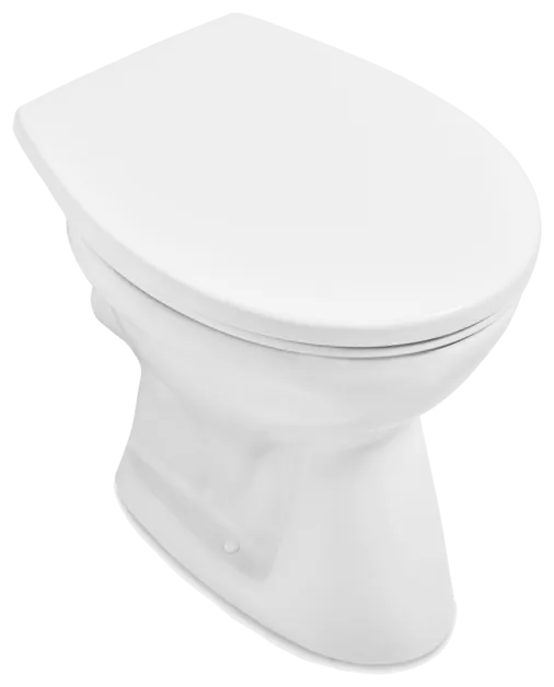 Bild von VILLEROY BOCH O.novo Tiefspül-WC spülrandlos, bodenstehend, Pergamon CeramicPlus #7618R0R3