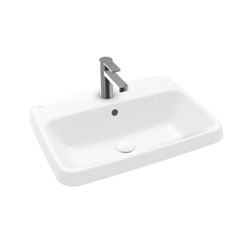 Зображення з  VILLEROY BOCH Architectura Built-in washbasin, 600 x 450 x 170 mm, White Alpin, with overflow, unground #5A676001
