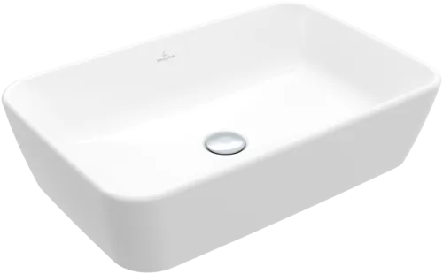 Picture of VILLEROY BOCH Architectura Surface-mounted washbasin, 600 x 405 x 155 mm, White Alpin CeramicPlus, without overflow #5A2761R1