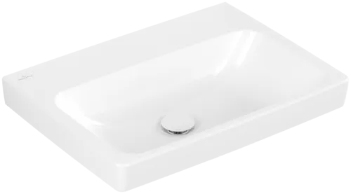 VILLEROY BOCH Architectura Washbasin, 600 x 445 x 165 mm, White Alpin CeramicPlus, without overflow #4A8763R1 resmi