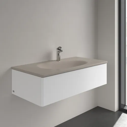 Bild von VILLEROY BOCH Antao Schrankwaschtisch, 1000 x 500 x 150 mm, Almond CeramicPlus, mit verdecktem Überlauf #4A76ABAM
