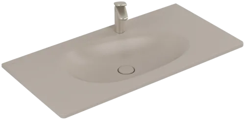 Picture of VILLEROY BOCH Antao Vanity washbasin, 1000 x 500 x 150 mm, Almond CeramicPlus, with concealed overflow #4A76ABAM