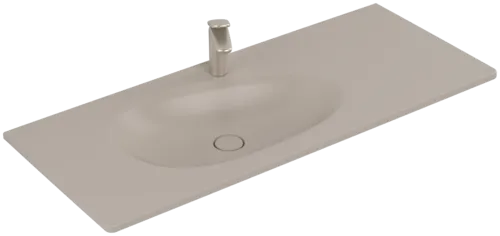 Picture of VILLEROY BOCH Antao Vanity washbasin, 1200 x 500 x 150 mm, Almond CeramicPlus, with concealed overflow #4A77LBAM