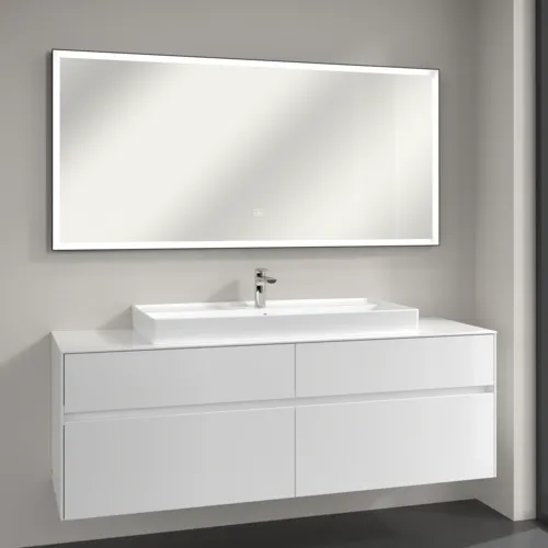 Bild von VILLEROY BOCH Subway 3.0 Spiegel, mit Beleuchtung, 1600 x 750 x 47,5 mm #A46316BC