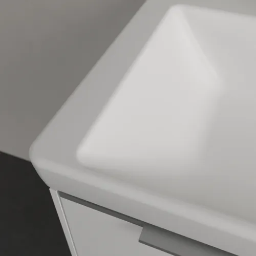 Bild von VILLEROY BOCH Subway 3.0 Waschbecken, 650 x 470 x 165 mm, Stone White CeramicPlus, ohne Überlauf #4A7066RW