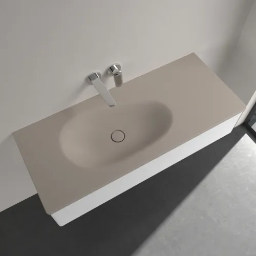 Bild von VILLEROY BOCH Antao Schrankwaschtisch, 1200 x 500 x 150 mm, Almond CeramicPlus, ohne Überlauf #4A77L3AM