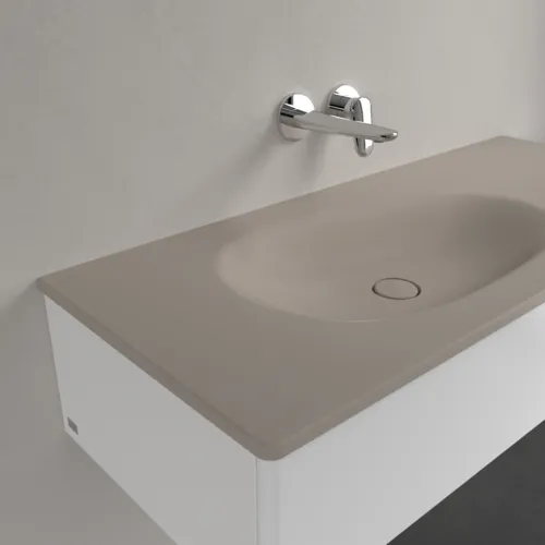 Bild von VILLEROY BOCH Antao Schrankwaschtisch, 1200 x 500 x 150 mm, Almond CeramicPlus, ohne Überlauf #4A77L3AM