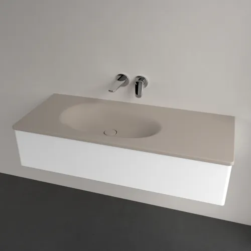 Bild von VILLEROY BOCH Antao Schrankwaschtisch, 1200 x 500 x 150 mm, Almond CeramicPlus, ohne Überlauf #4A77L3AM