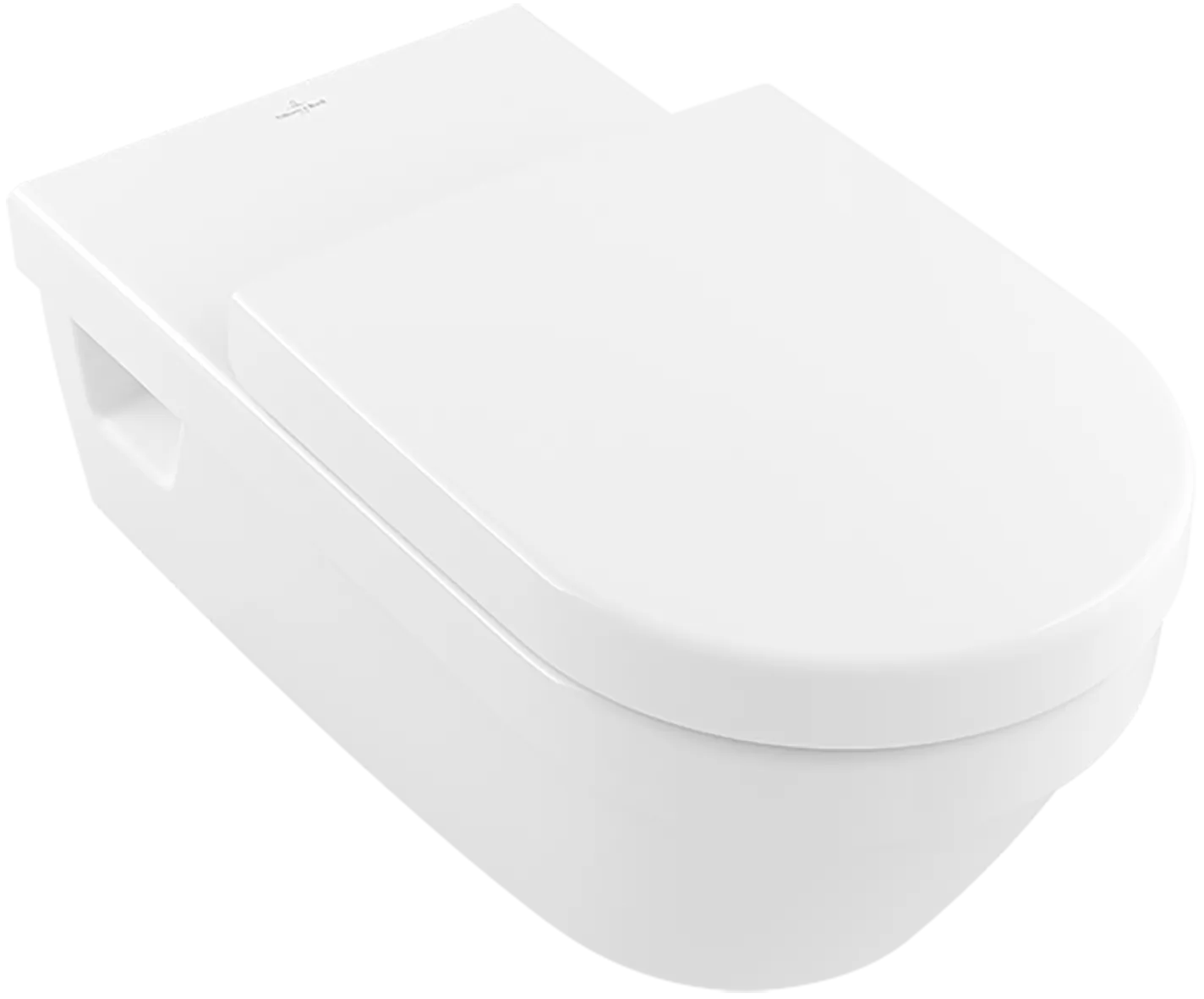 Зображення з  VILLEROY BOCH ViCare Washdown toilet ViCare, rimless, wall-mounted, with AntiBac, White Alpin AntiBac CeramicPlus #5649R0T2