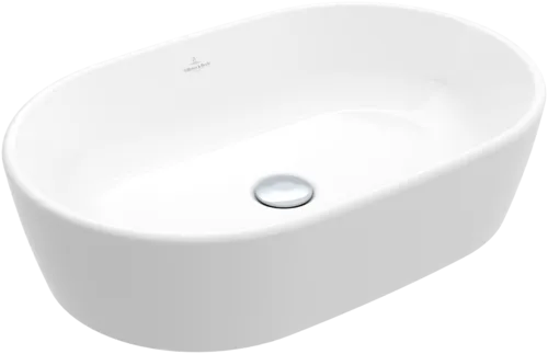Picture of VILLEROY BOCH Architectura Surface-mounted washbasin, 600 x 400 x 155 mm, White Alpin CeramicPlus, without overflow #5A2661R1