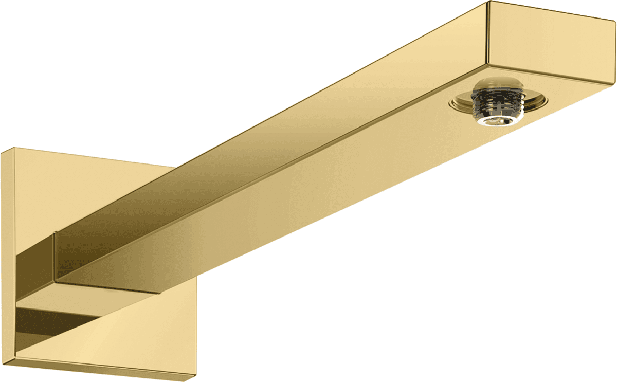 Obrázek HANSGROHE sprchové rameno 39 cm, hranatá verze #27694990 - leštěný vzhled zlata