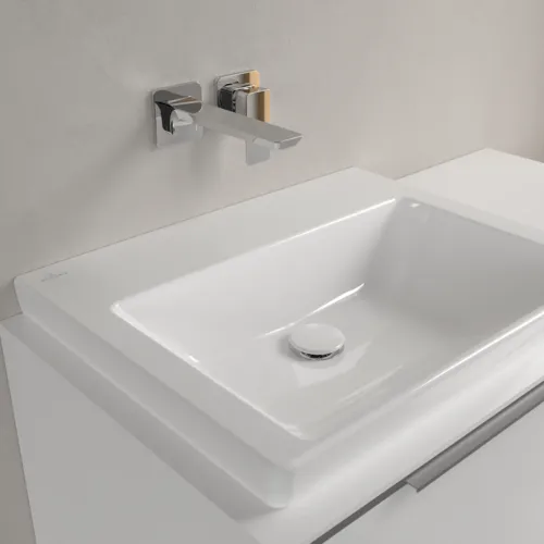Bild von VILLEROY BOCH Subway 3.0 Waschbecken, 600 x 470 x 165 mm, Weiß Alpin, ohne Überlauf, Unterseite geschliffen #4A706F01
