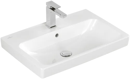 Picture of VILLEROY BOCH Architectura Washbasin, 650 x 445 x 165 mm, White Alpin CeramicPlus, with overflow #4A8765R1