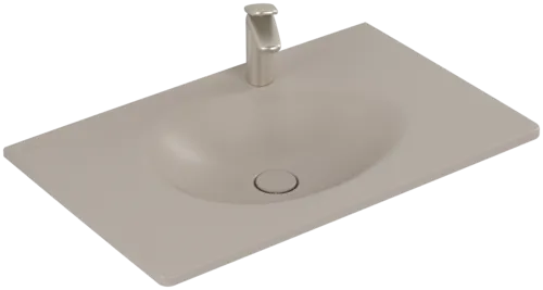 Picture of VILLEROY BOCH Antao Vanity washbasin, 800 x 500 x 150 mm, Almond CeramicPlus, with concealed overflow #4A7584AM