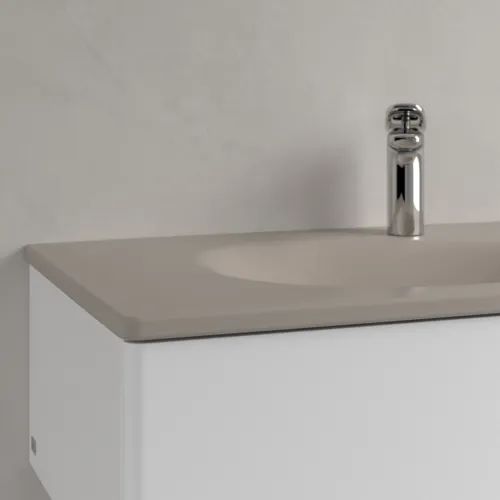 Bild von VILLEROY BOCH Antao Schrankwaschtisch, 800 x 500 x 150 mm, Almond CeramicPlus, mit verdecktem Überlauf #4A7584AM