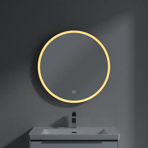 Bild von VILLEROY BOCH Subway 3.0 Spiegel, mit Beleuchtung, 712 x 712 x 45 mm #A46471BC