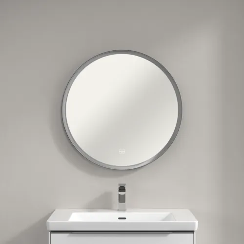 Bild von VILLEROY BOCH Subway 3.0 Spiegel, mit Beleuchtung, 712 x 712 x 45 mm #A46471BC