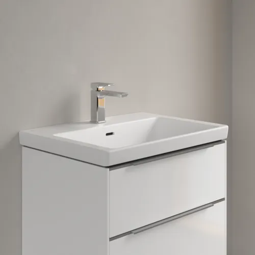 VILLEROY BOCH Subway 3.0 Waschbecken, 650 x 470 x 165 mm, Stone White CeramicPlus, mit Überlauf #4A7065RW, Bild 2