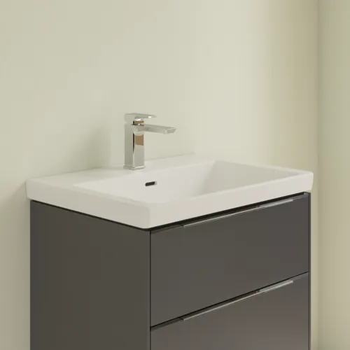 VILLEROY BOCH Subway 3.0 Waschbecken, 650 x 470 x 165 mm, Stone White CeramicPlus, mit Überlauf #4A7065RW, Bild 5