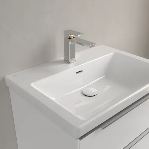 VILLEROY BOCH Subway 3.0 Waschbecken, 650 x 470 x 165 mm, Weiß Alpin CeramicPlus, mit Überlauf #4A7065R1, Bild 8