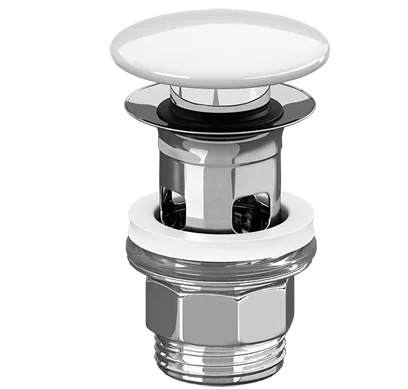 VILLEROY BOCH Accessories Push-to-open valve, 100 x 135 x 69,5 mm, Almond CeramicPlus #8L0334AM resmi