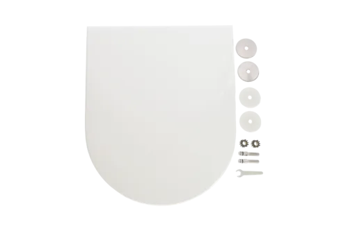 VILLEROY BOCH WC-Sitz, QuickRelease u. SoftClosing Funktion, 374 x 444 mm, Weiß Alpin AntiBac #8M60S1T1