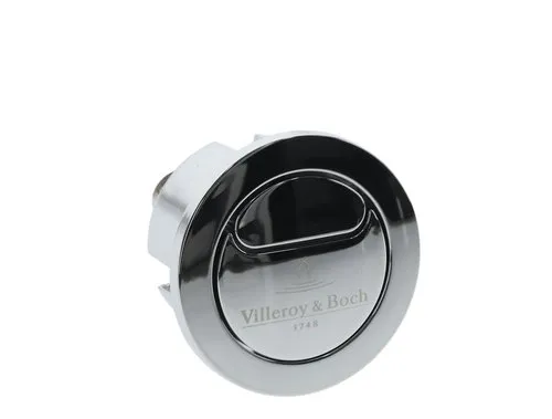 VILLEROY BOCH Drucktaste, 50 x 64 mm, Verchromt #8L289861