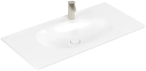 Picture of VILLEROY BOCH Antao Vanity washbasin, 1000 x 500 x 150 mm, White Alpin CeramicPlus, without overflow #4A76A2R1