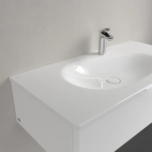 Bild von VILLEROY BOCH Antao Schrankwaschtisch, 1000 x 500 x 150 mm, Weiß Alpin CeramicPlus, ohne Überlauf #4A76A2R1