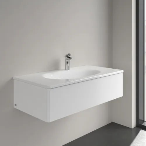 Bild von VILLEROY BOCH Antao Schrankwaschtisch, 1000 x 500 x 150 mm, Weiß Alpin CeramicPlus, ohne Überlauf #4A76A2R1
