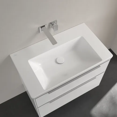 Bild von VILLEROY BOCH Subway 3.0 Schrankwaschtisch, 800 x 470 x 165 mm, Weiß Alpin CeramicPlus, ohne Überlauf #4A7083R1