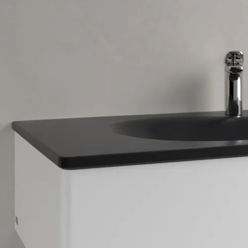Bild von VILLEROY BOCH Antao Schrankwaschtisch, 1000 x 500 x 150 mm, Pure Black CeramicPlus, ohne Überlauf #4A76A2R7