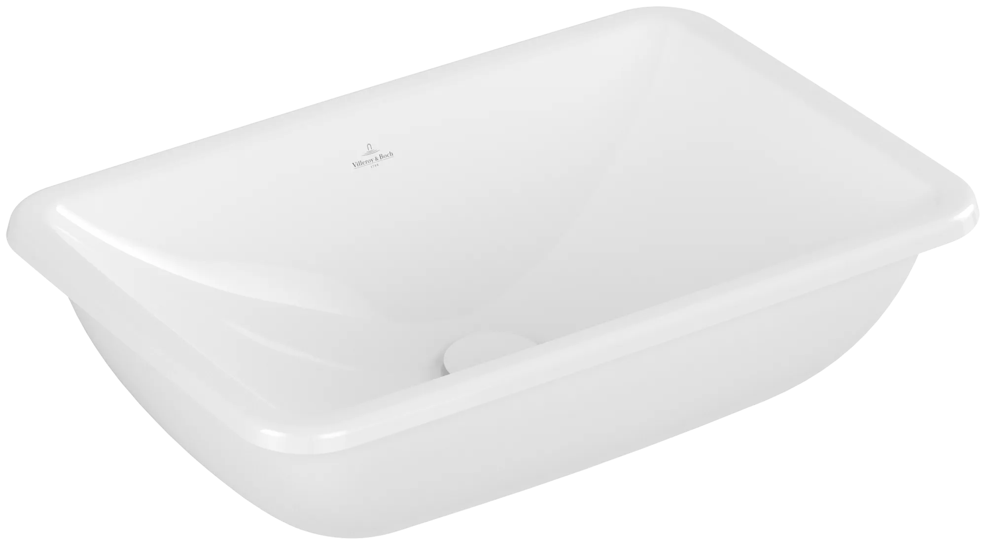 Зображення з  VILLEROY BOCH Loop & Friends Built-in washbasin, 600 x 405 x 185 mm, White Alpin CeramicPlus, without overflow, unground #4A6501R1