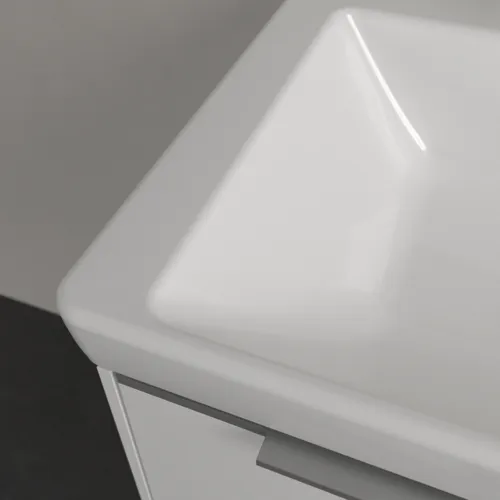 Bild von VILLEROY BOCH Subway 3.0 Waschbecken, 600 x 470 x 165 mm, Weiß Alpin CeramicPlus, ohne Überlauf #4A7061R1