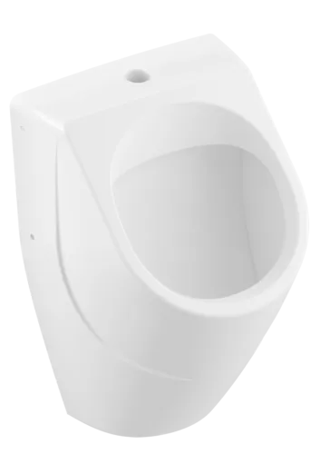 Зображення з  VILLEROY BOCH O.novo Siphonic urinal, without cover, concealed water inlet, 335 x 320 mm, White Alpin CeramicPlus #752400R1