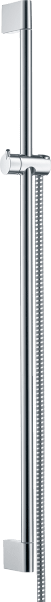 Bild von HANSGROHE Unica Brausestange Crometta 90 cm mit Metaflex Brauseschlauch 160 cm #27614000 - Chrom