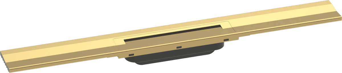 Зображення з  HANSGROHE RainDrain Flex Finish set shower drain 700 cuttable for wall mounting #56050990 - Polished Gold Optic