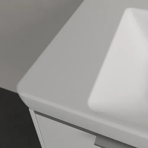 Bild von VILLEROY BOCH Subway 3.0 Schrankwaschtisch, 800 x 470 x 165 mm, Stone White CeramicPlus, ohne Überlauf #4A7081RW
