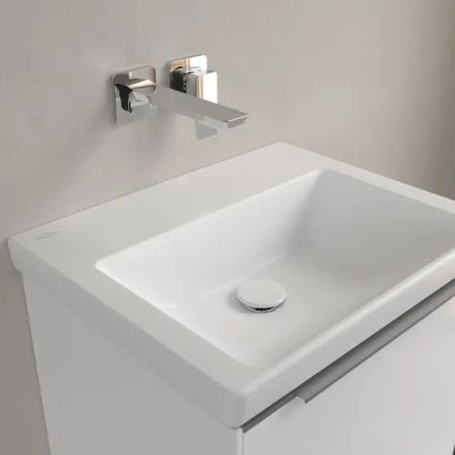 VILLEROY BOCH Subway 3.0 Waschbecken, 550 x 440 x 165 mm, Stone White CeramicPlus, ohne Überlauf #4A70F6RW, Bild 7