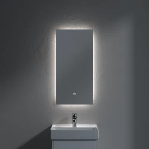 Bild von VILLEROY BOCH More to See Lite Spiegel, mit Beleuchtung, 370 x 750 x 24 mm #A4593700