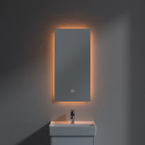Bild von VILLEROY BOCH More to See Lite Spiegel, mit Beleuchtung, 370 x 750 x 24 mm #A4593700