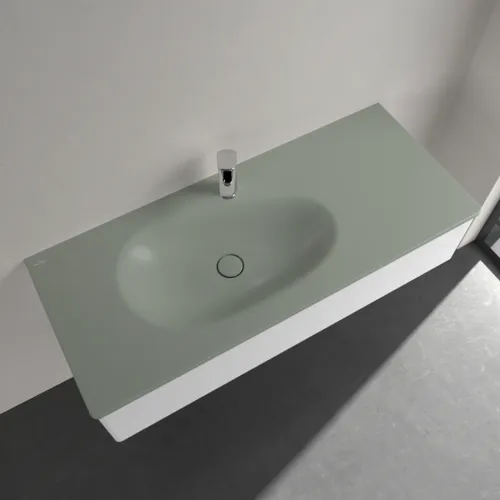 Bild von VILLEROY BOCH Antao Schrankwaschtisch, 1200 x 500 x 150 mm, Morning Green CeramicPlus, ohne Überlauf #4A77L2R8