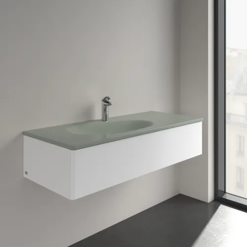 Bild von VILLEROY BOCH Antao Schrankwaschtisch, 1200 x 500 x 150 mm, Morning Green CeramicPlus, ohne Überlauf #4A77L2R8
