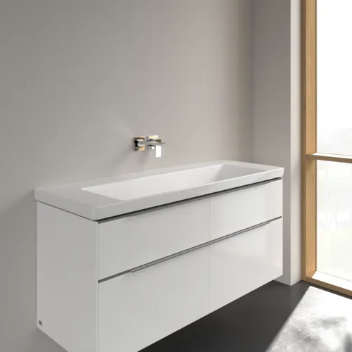 Bild von VILLEROY BOCH Subway 3.0 Schrankwaschtisch, 1300 x 475 x 170 mm, Weiß Alpin, ohne Überlauf #4A70D301